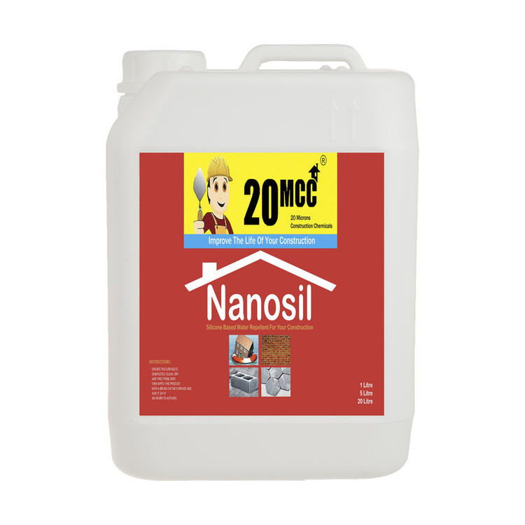 محلول نانو ضد آب و ایزولاسیون فوری 20 میکرو مدل nanosil حجم 5 لیتر