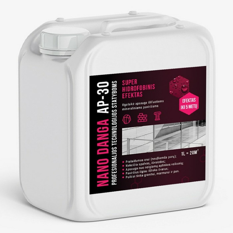 محلول آب بندی و ایزولاسیون فوری کلیه سطوح نانو دانگا مدل AP-30 حجم 5 لیتر