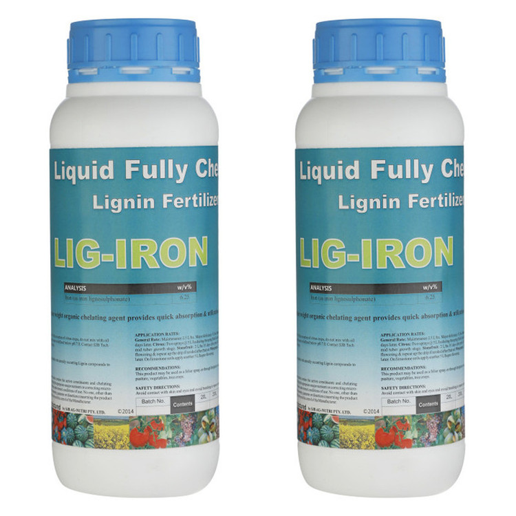 کود آهن مایع کلاته ای جی مدل LIG-IRON حجم 1 لیتر بسته دو عددی