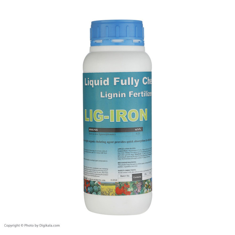 کود آهن مایع کلاته ای جی مدل LIG-IRON حجم 1 لیتر بسته دو عددی